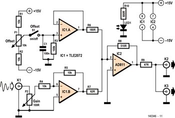 Signalverstärker für USB-Oszilloskop