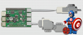 LEGO® Control-Board für Raspberry Pi