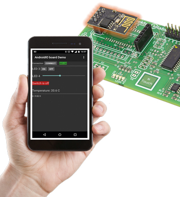 ESP8266 auf dem Android I/O-Board