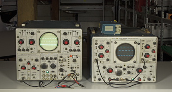 Die Zweistrahl-Oszilloskope Tektronix 556 und 565