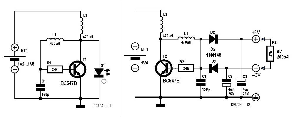 1-Transistor-Spannungswandler
